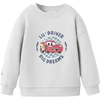Mango Cars Cotton Sweatshirt - Grey - 12-18M