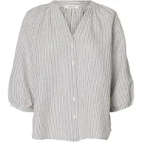 Selected Cleo-alberta Linen Blend 3/4-hihainen Paita