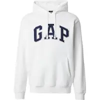 Gap Adult Vintagesoft Arch Logo Hoodie - Cream - XXL