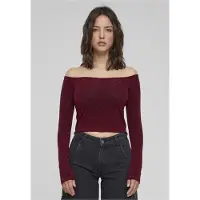 Urban Classics Off Shoulder Glitter Pitkähihainen Paita