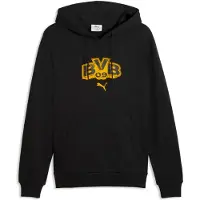 Puma Dortmund Huppari Ftblculture - Musta/keltainen, koko Small
