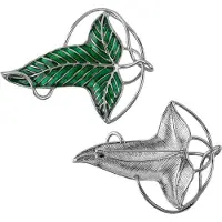 Cinereplicas Cinereplica Taru sormusten herrasta pin-rintaneula (Lorien Leaf)