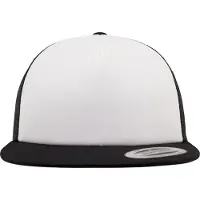 Flexfit Cap Foam With White Front Musta Mies