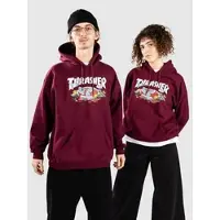 Thrasher Blood Bath Huppari maroon Koko M