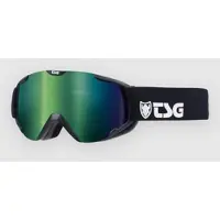 TSG Expect Mini 2.0 Solid Black-Green Laskettelulasit solid black / green Koko Uni
