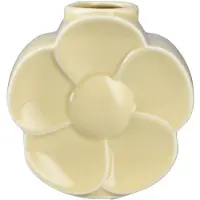 Lyngby Porcelæn - Flower Maljakko niittyleinikki 11,5 cm Hiekka