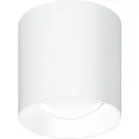 LCD LED-ulko 5174, valkoinen, 9 cm, metalli, IP54, CCT 5174, Valkoinen/opaali, Alumiini, Moderni