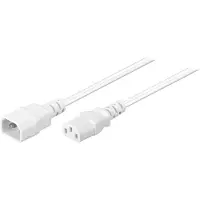 Pro Power Cable Power Cable C14 to C13. White. 3.0m