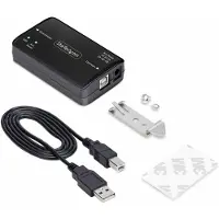 StarTech.com usb galvanic isolator 6kv electrical noise isolator ip40 din rail isolated power filter usb 2.0/1.1 taa