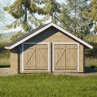 LP GARDEN S-XL (20m2) suora umpiseinä hirsilato