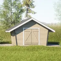 LP GARDEN U-M (10m2) vino umpiseinä hirsilato