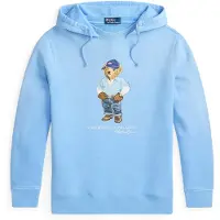 Ralph Lauren for man. 710B14619001 Fleece sweatshirt with blue Polo Bear (L), Casual, Cotton