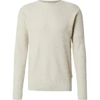 Lindbergh Cable Knit Jumper - Cream - XXL