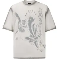 Ed Hardy Paita vaaleanharmaa / valkoinen