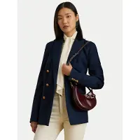 Lauren Accesorios for woman. 431P04070002 Tasha small patent burgundy patent leather crossbody bag (OSFA), Casual, Classic