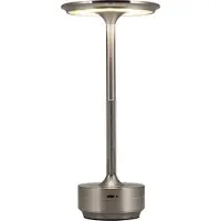 Hobby Hall Ladattava pöytävalaisin – Roiskevesitiivis – 27 cm – Hopea