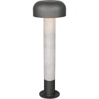 TRIO Lighting Pylväsvalaisin FRASER, himmennettävä, Alumiini/harmaa/sinkki, Alumiini, Moderni