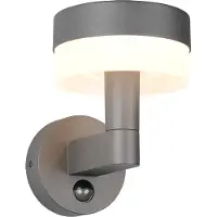 TRIO Lighting Ulkoseinävalaisin liiketunnistimella Mackenzie, Musta, Alumiini, Moderni