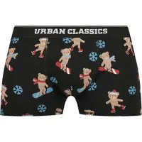 Urban Classics Bokserishortsit laivastonsininen / tummanharmaa / vihreä / monivärinen