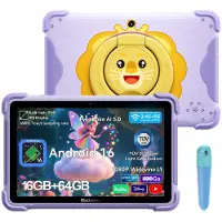 Blackview Tabletti LINK 1 Kids 4/64GB Wi-Fi Tabletti – Dreamy Purple