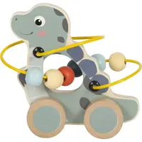 Small Foot - Wooden Push Figure Motor Skills Spiral Dino