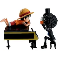 Banpresto - One Piece - Monkey D. Luffy & Brook (Collectable Figure Log Stories) - Figuuri