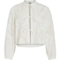 Vila Roucarin L/S O-Neck Top/Pf/1 - White - 42