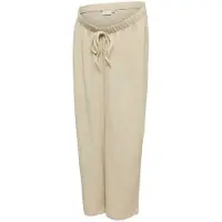 Vero moda Maternity Housut 'VMMLuna' beigenharmaa
