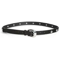 Pieces Pcgessica Stud Jeans Belt - Black - 85