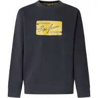 Pepe Jeans for man. PM5800143 Sweatshirt Suen Crew navy (S), Casual, Cotton