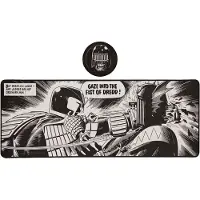 Fanattik 2000 AD Desk Pad & Coaster Set Judge Dredd, hiirimatto + lasialunen