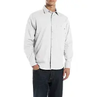 Replay Regular Popeline Shirt - White - M
