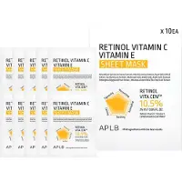 APLB Retinol Vitamin C Vitamin E Sheet Mask 10pcs