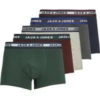 Jack & Jones Jacoliver Trunks 5 Pack Noos - Grey - M