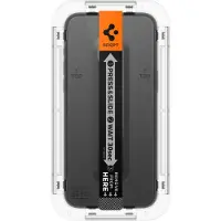 Spigen iPhone 15 Pro Max Glas.tR Ez Fit Full Cover Panssarilasi - 9H - 2 Kpl. - Musta Reuna