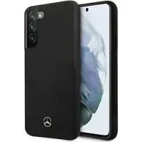 Mercedes Samsung Galaxy S22 Plus -suojakuori, musta silikoni