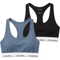 Calvin Klein Underwear Rintaliivi kuninkaallisen sininen / musta / valkoinen