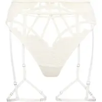 Hunkemoller Whitney Hw Hl Sb String - White - XL