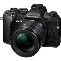 Olympus Digital Mirrorless Camera OM-5 with 12-45mm f/4 PRO Lens Black