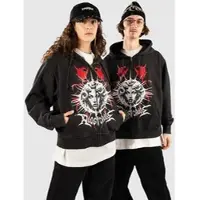 A Lost Cause Medusa Boxy Vetoketjullinen huppari black Koko M