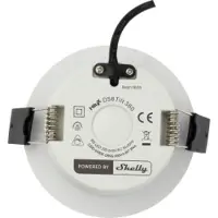 HiluX PbS · Hilux DS8 LED Spotlight · 2200–6500K · CRI95 · 600lm · Bluetooth · Wi-Fi · Black (Shelly_PbS_DS8_w) (Shelly_PbS_DS8_s)