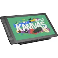 HUION Kamvas 16 (Gen 3) QHD piirtonäyttö, musta