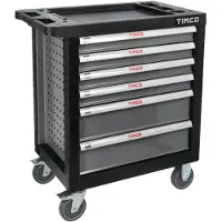 Timco 6 ltk 220-osainen työkaluvaunu työkaluilla