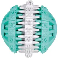 Trixie Dog Toy Denta Fun Ball Rubber Mint Flavour 6cm