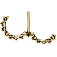 Wildcat Flower Nipple Clicker - 14,0 mm, Zlata