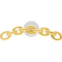 Wildcat Anchorchain Push Fit Labret - lävistyskoru - 9,0 mm, Kultainen metalli
