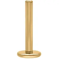 Wildcat Push Fit Labret - Labretin varsi - 1,0 mm, 7,0 mm, Kultainen metalli