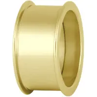 Wildcat Internally Threaded Thin Edge Tunnel - 3,0 mm, Gold