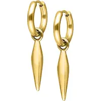 Wildcat Little Bullet Hoops - huggies-korvarenkaat (pari) - Kultainen metalli