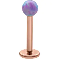 Wildcat Opal Ball Micro Labret - 10,0 mm, Light Periwinkel